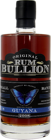 rhum ambré bullion guyane millésime cae le petit grain rieumes guyana