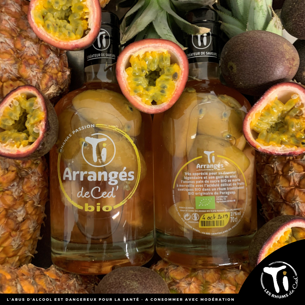 Cave Le Petit Grain Rieuemes Rhum arrangé Ti Ced Ananas PAssion Boutique en Ligne Sélection Meilleur Prix