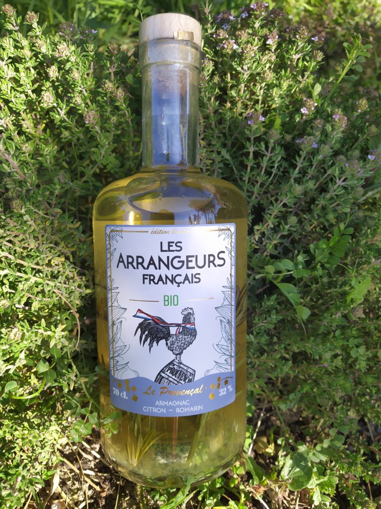 armagnac arrangé citron romarin provençal cave le petit grain rieumes