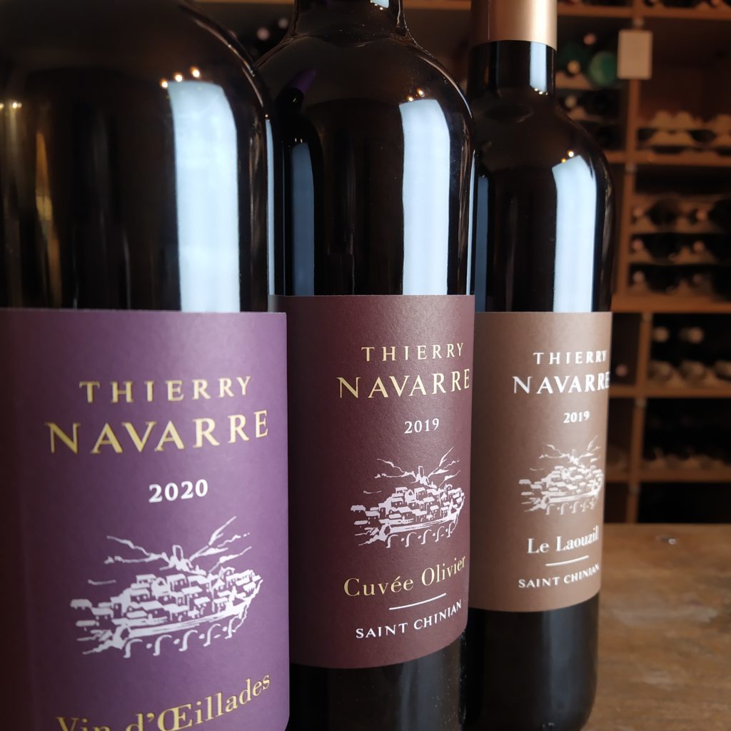 thierry navarre vin rouge oeillade saint-chinian languedoc vin rouge cave le petit grain rieumes