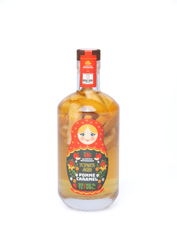 cave le petit grain rieumes vodka arrangé matriochka pomme caramel apéritif