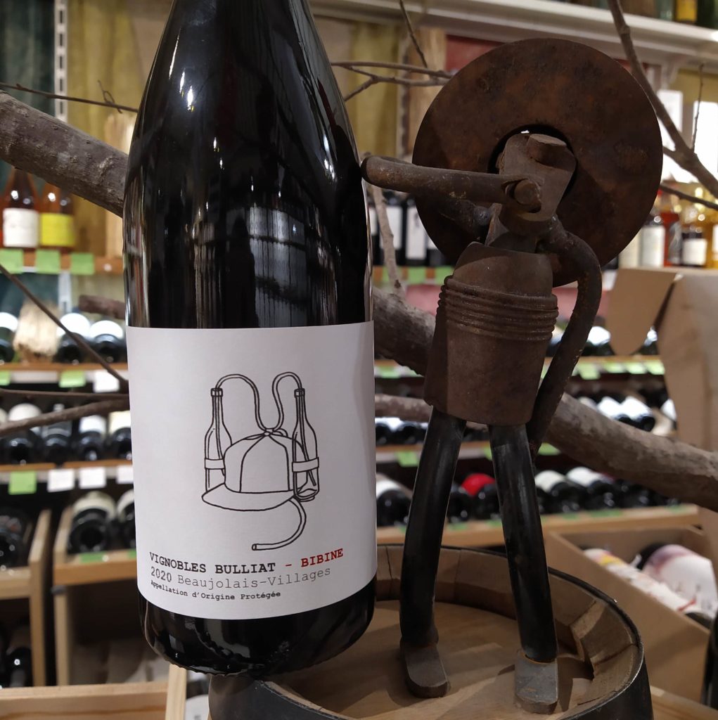 cave le petit grain rieumes domaine bulliat beaujolais village rouge bibine vante en ligne