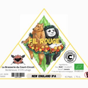 fil rouge brasserie du court circuit bière artisanale bo craft beer cave le petit grain rieumes